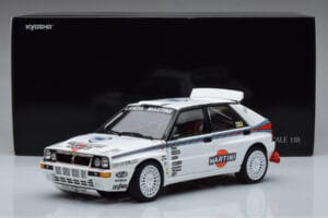 Lancia Delta HF Integrale Evoluzione Test Car Kyosho 1:18 08348G Metalas - nuotrauka 9 iš 9