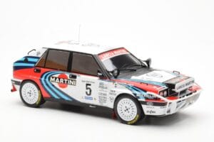 Lancia Delta Integrale 16V #5 J. Kankkunen / J. Piironen Rally Safari 1990 IXO 1:18 18RMC139C Metalas - nuotrauka 4 iš 6