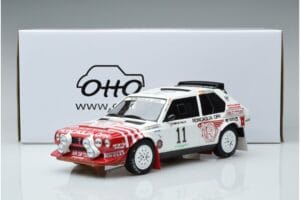 Lancia Delta S4 Group B #3 M. Alen / I. Kivimäki Olympus Rally 1986 Otto 1:18 OT976 Metalas - nuotrauka 6 iš 6