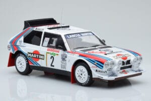 Lancia Delta S4 #2 M. Alen / I. Kivimaki Rally San Remo 1986 IXO 1:18 18RMC130A Metalas - nuotrauka 4 iš 6