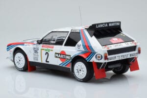 Lancia Delta S4 #2 M. Alen / I. Kivimaki Rally San Remo 1986 IXO 1:18 18RMC130A Metalas - nuotrauka 5 iš 6