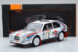 Lancia Delta S4 #2 M. Alen / I. Kivimaki Rally San Remo 1986 IXO 1:18 18RMC130A Metalas - nuotrauka 6 iš 6