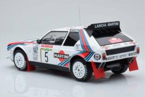 Lancia Delta S4 #5 M. Biasion / T. Siviero Rally San Remo 1986 IXO 1:18 18RMC130B Metalas - nuotrauka 5 iš 6