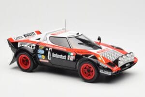 Lancia Stratos HF #1 Hunsruck Rally 1978 Kyosho 1:18 08130D Metalas - nuotrauka 6 iš 8