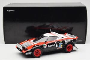 Lancia Stratos HF #1 Hunsruck Rally 1978 Kyosho 1:18 08130D Metalas - nuotrauka 8 iš 8