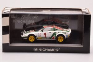 Lancia Stratos #1 S. Munari / S. Maiga Rally Monte Carlo 1977 Minichamps 1:43 430771201 Metalas - nuotrauka 4 iš 4