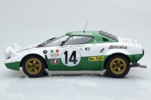 Lancia Stratos Alitalia #14 S. Munari / M. Mannucci Winners Rally Monte Carlo 1975 Minichamps 1:18 155751714 Metalas - nuotrauka 3 iš 6