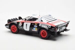 Lancia Stratos HF #1 Lancia Pirelli W. Rohrl / C. Geistdorfer Winners Dynabit Saarland Rallye 1978 Minichamps 1:18 155781701  - nuotrauka 5 iš 6