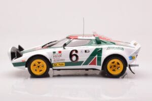Lancia Stratos HF #6 B. Waldegård / H. Thorszelius Rally Monte Carlo 1976 IXO 1:18 18RMC162B Metalas - nuotrauka 3 iš 6
