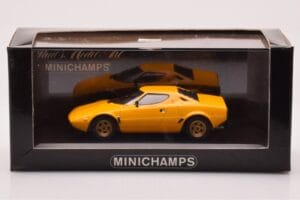 Lancia Stratos Geltonas Minichamps 1:43 430125020 Metalas - nuotrauka 4 iš 4