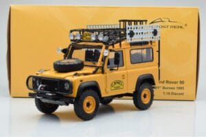 Land Rover Defender 90 Camel Trophy Borneo 1985 Almost Real 1:18 810213 Metalas - nuotrauka 8 iš 8