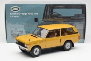 Land Rover Range Rover Classic Geltonas Almost Real 1:18 ALM810103 Metalas - nuotrauka 8 iš 8