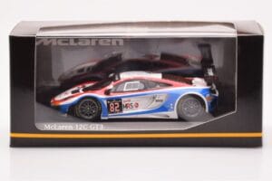 McLaren 12C GT3 #82 Russian Team A. Vasiliev / D. Vasiliauskas / M. Asmer / B. Spengler Spa 24 Hours 2014 Minichamps 1:43 437 - nuotrauka 4 iš 4