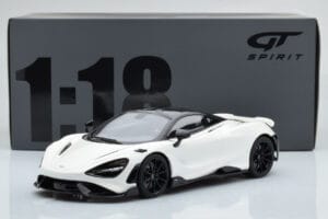 McLaren 765LT Baltas GT Spirit 1:18 GT861 Derva - nuotrauka 6 iš 6