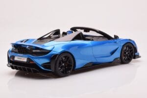 McLaren 765LT Spider Mėlynas GT Spirit 1:18 GT886 Derva - nuotrauka 2 iš 6