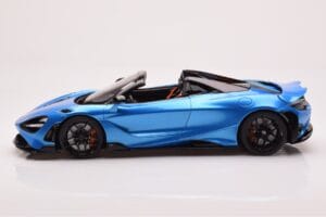 McLaren 765LT Spider Mėlynas GT Spirit 1:18 GT886 Derva - nuotrauka 3 iš 6