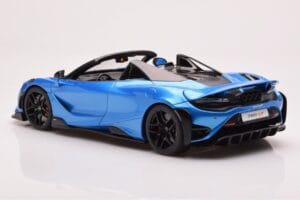 McLaren 765LT Spider Mėlynas GT Spirit 1:18 GT886 Derva - nuotrauka 5 iš 6