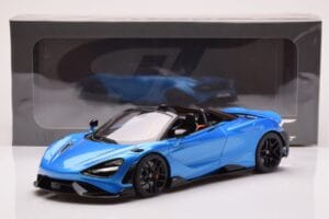 McLaren 765LT Spider Mėlynas GT Spirit 1:18 GT886 Derva - nuotrauka 6 iš 6