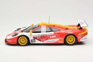 McLaren F1 GTR #40 J. O'Rourke / M. Sugden / P. Auberlein EMI 24 Hours of Le Mans 1996 UT Models 1:18 39820 Metalas - nuotrauka 3 iš 6