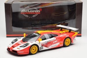 McLaren F1 GTR #40 J. O'Rourke / M. Sugden / P. Auberlein EMI 24 Hours of Le Mans 1996 UT Models 1:18 39820 Metalas - nuotrauka 6 iš 6
