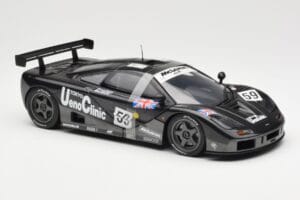 McLaren F1 GTR #59 J-J. Lehto / Y. Dalmas / M. Sekiya 24 Hours of Le Mans Winner 1995 UT Models 1:18 530151859 Metalas - nuotrauka 4 iš 6