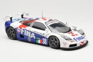 McLaren F1 GTR #38 M. Duez / M. Soper / E. Lafitte Team Bigazzi 24 Hours of Le Mans 1996 UT Models 1:18 80439421484 Metalas - nuotrauka 4 iš 6