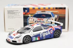 McLaren F1 GTR #38 M. Duez / M. Soper / E. Lafitte Team Bigazzi 24 Hours of Le Mans 1996 UT Models 1:18 80439421484 Metalas - nuotrauka 6 iš 6