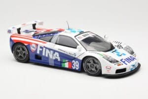 McLaren F1 GTR #39 N. Piquet / J. Cecotto / D. Sullivan Team Bigazzi 24 Hours of Le Mans 1996 UT Models 1:18 80439421485 Meta - nuotrauka 2 iš 6