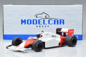 McLaren MP4/2B Marlboro #2 A. Prost Monaco GP Winner World Champion 1985 MCG 1:18 MCG18606F Metalas - nuotrauka 6 iš 6