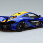 McLaren P1 GTR Mėlyna Su Geltonomis Juostomis AUTOart 1:18 - image 3 of 7
