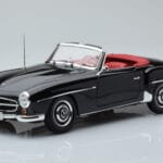Mercedes 190 SL W121 Kabrioletas Juodas Minichamps 1:18 100037030