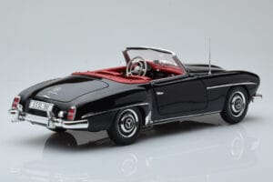 Mercedes 190 SL W121 Kabrioletas Juodas Minichamps 1:18 100037030 Metalas - nuotrauka 3 iš 8