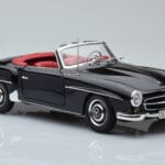 Mercedes 190 SL W121 Kabrioletas Juodas Minichamps 1:18 100037030 - image 5 of 8