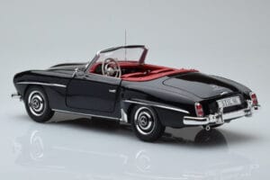 Mercedes 190 SL W121 Kabrioletas Juodas Minichamps 1:18 100037030 Metalas - nuotrauka 6 iš 8
