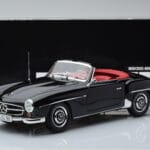 Mercedes 190 SL W121 Kabrioletas Juodas Minichamps 1:18 100037030 - image 8 of 8