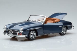 Mercedes 190 SL W121 Roadster Mėlynas Norev 1:18 B66040625 Metalas - nuotrauka 2 iš 8