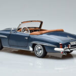 Mercedes 190 SL W121 Roadster Mėlynas Norev 1:18 - image 7 of 8