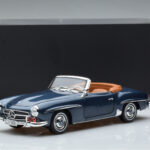 Mercedes 190 SL W121 Roadster Mėlynas Norev 1:18 - image 8 of 8