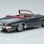Mercedes 190 SL W121 Roadster Pilkas Norev 1:18 183402 Metalas - image 3 of 8