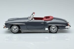Mercedes 190 SL W121 Roadster Pilkas Norev 1:18 183402 Metalas - nuotrauka 4 iš 8
