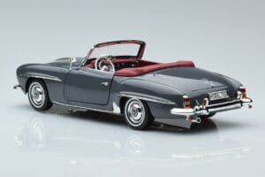 Mercedes 190 SL W121 Roadster Pilkas Norev 1:18 183402 Metalas - nuotrauka 6 iš 8