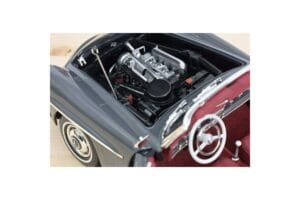 Mercedes 190 SL W121 Roadster Pilkas Norev 1:18 183402 Metalas - nuotrauka 7 iš 8