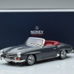 Mercedes 190 SL W121 Roadster Pilkas Norev 1:18 183402 Metalas - image 8 of 8