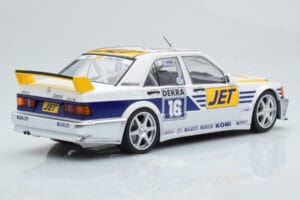 Mercedes 190E 2.5-16 W201 EVO 1 Jet #16 F. Biela Team Ms-Jet Racing DTM 1990 Minichamps 1:18 155903616 Metalas - nuotrauka 2 iš 6