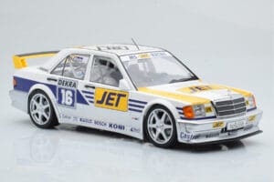 Mercedes 190E 2.5-16 W201 EVO 1 Jet #16 F. Biela Team Ms-Jet Racing DTM 1990 Minichamps 1:18 155903616 Metalas - nuotrauka 4 iš 6