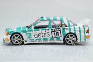 Mercedes 190E 2.5-16 W201 EVO 2 Debis #18 F. Giroix Team Zackspeed DTM 1991 Minichamps 1:18 155913618 Metalas - nuotrauka 3 iš 6