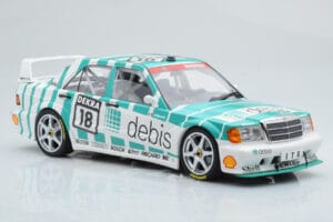 Mercedes 190E 2.5-16 W201 EVO 2 Debis #18 F. Giroix Team Zackspeed DTM 1991 Minichamps 1:18 155913618 Metalas - nuotrauka 4 iš 6