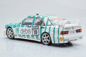 Mercedes 190E 2.5-16 W201 EVO 2 Debis #18 F. Giroix Team Zackspeed DTM 1991 Minichamps 1:18 155913618 Metalas - nuotrauka 5 iš 6