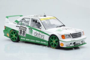 Mercedes 190E 2.5-16 W201 EVO 2 Debis #88 B. Schneider Team Zackspeed DTM 1991 Minichamps 1:18 155913688 Metalas - nuotrauka 4 iš 6