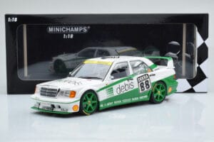 Mercedes 190E 2.5-16 W201 EVO 2 Debis #88 B. Schneider Team Zackspeed DTM 1991 Minichamps 1:18 155913688 Metalas - nuotrauka 6 iš 6
